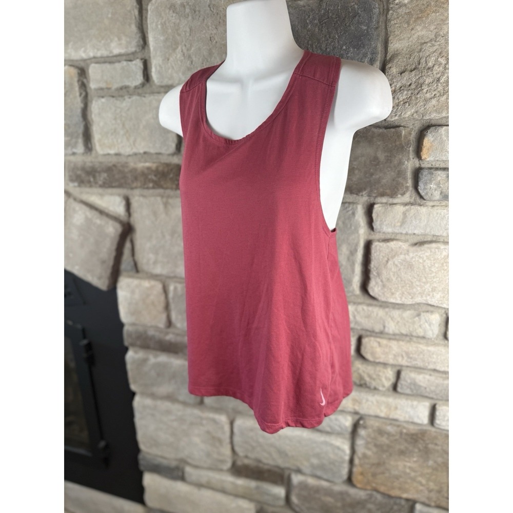 Nike Women's Yoga Mesh Twist-Racerback Tank Top Dri-FIT Pink Size Small
